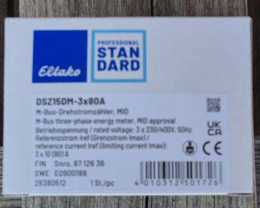 Eltako DSZ15DM-3x80A Drehstromzähler / Original versiegelt!